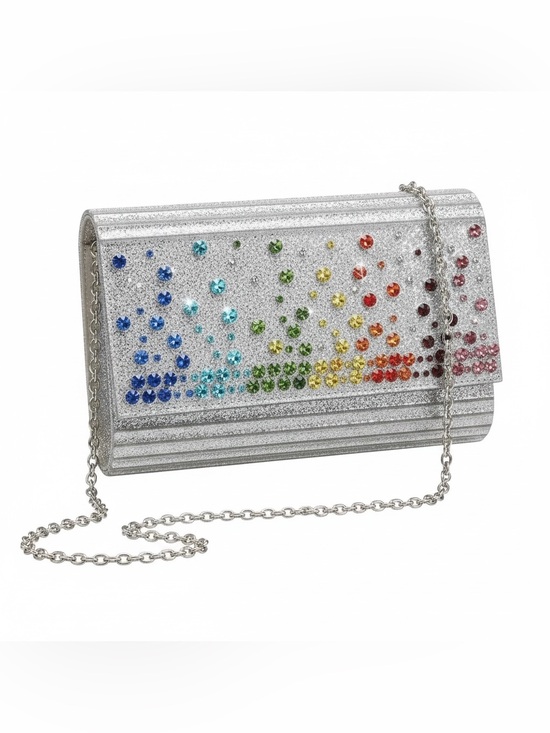Kurt Geiger Handbags - Kurt Geiger London Party Glitter Envelope
Clutch Shoulder Bag NWT